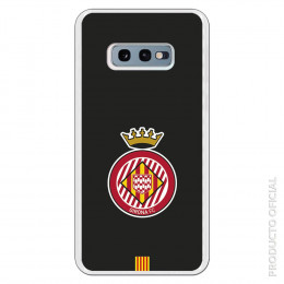 Carcasa Oficial Girona FC Escudo Equi negra para Samsung Galaxy S10 Lite- La Casa de las Carcasas