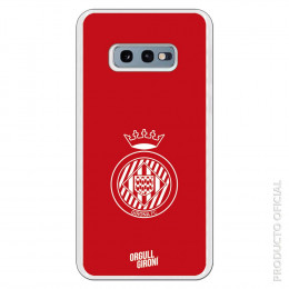 Carcasa Oficial Girona FC Escudo Equi roja para Samsung Galaxy S10 Lite- La Casa de las Carcasas