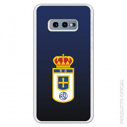 Carcasa Oficial Real Oviedo Escudo Fondo degradado para Samsung Galaxy S10 Lite- La Casa de las Carcasas