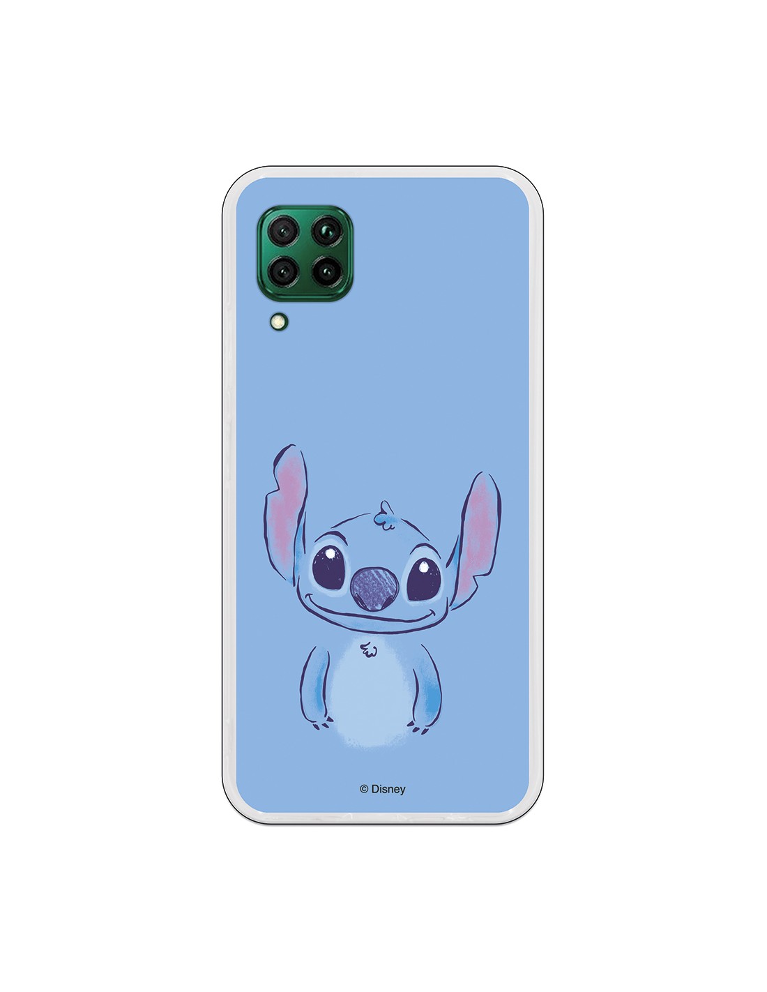 Funda para Huawei P40 Lite Oficial de Disney Stitch Azul - Lilo & Stitch