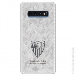 Carcasa Oficial Sevilla orgullo del fútbol de nuestra ciudad para Samsung Galaxy S10 Plus- La Casa de las Carcasas