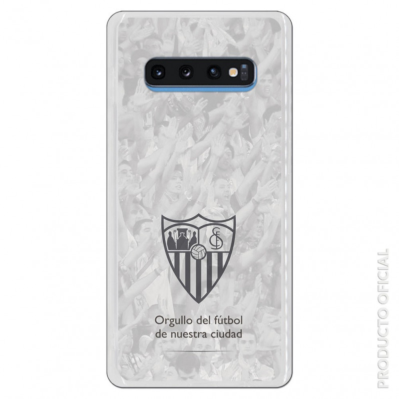Carcasa Oficial Sevilla orgullo del fútbol de nuestra ciudad para Samsung Galaxy S10 Plus- La Casa de las Carcasas