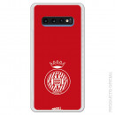Carcasa Oficial Girona FC Escudo Equi roja para Samsung Galaxy S10 Plus- La Casa de las Carcasas