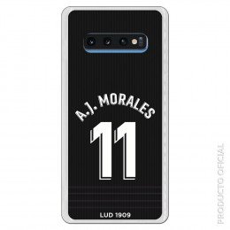 Carcasa Oficial Levante Unión Deportiva A.J.Morales 2a Equipación SS18 para Samsung Galaxy S10 Plus- La Casa de las Carcasas