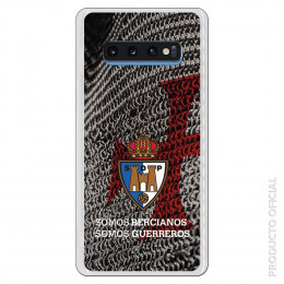 Carcasa Oficial Escudo S.D. Ponferradina somos bercianos somos guerreros para Samsung Galaxy S10 Plus- La Casa de las Carcasas