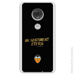 Carcasa Oficial Valencia Un sentiment para Motorola Moto G7- La Casa de las Carcasas