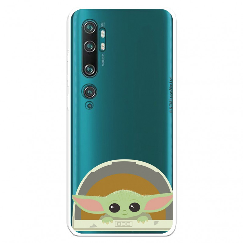 Funda para Xiaomi Mi Note 10 Pro Oficial de Star Wars Baby Yoda Sonrisas - Star  Wars