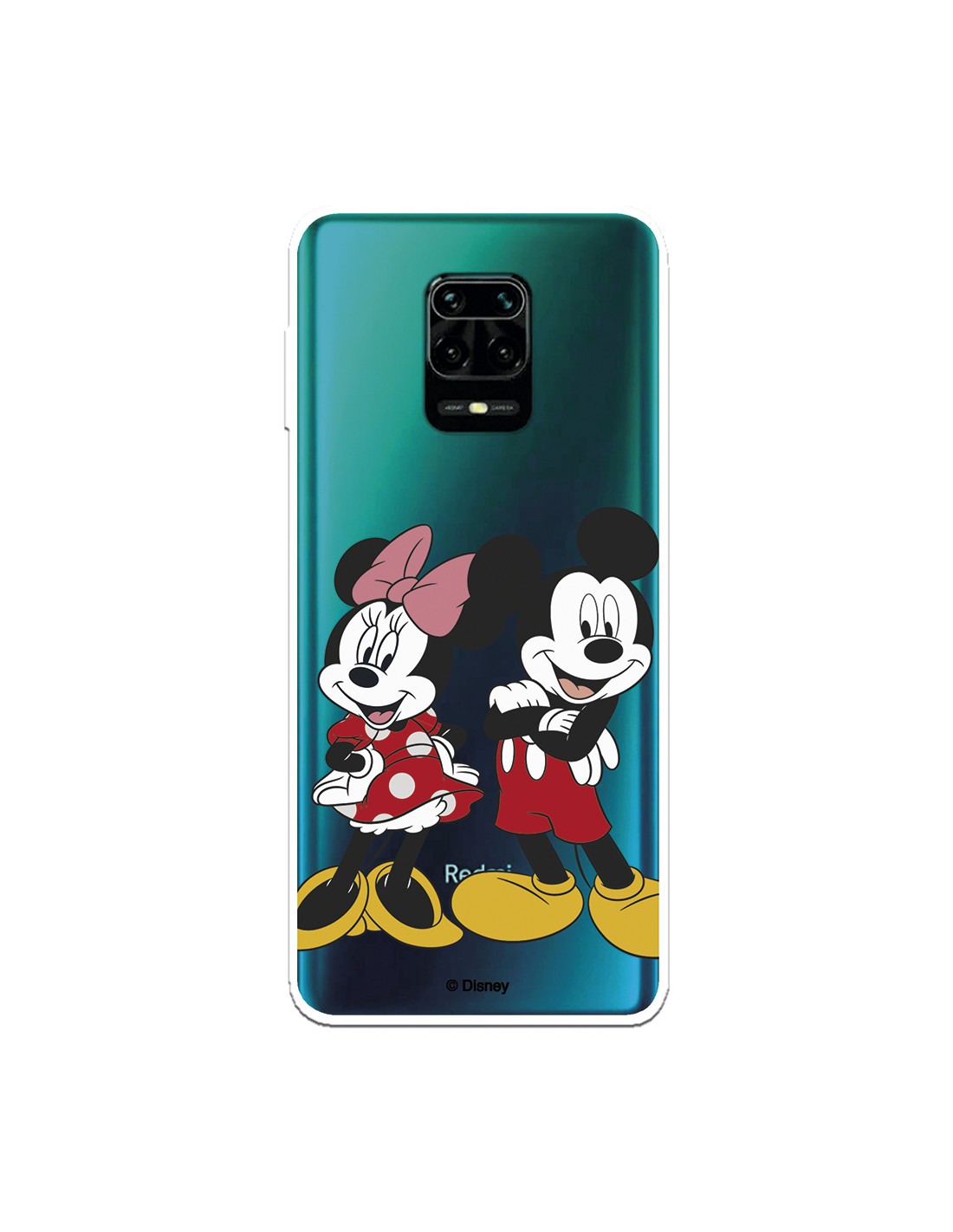 Funda para Xiaomi Redmi Note 9 Pro Oficial de Disney Mickey y