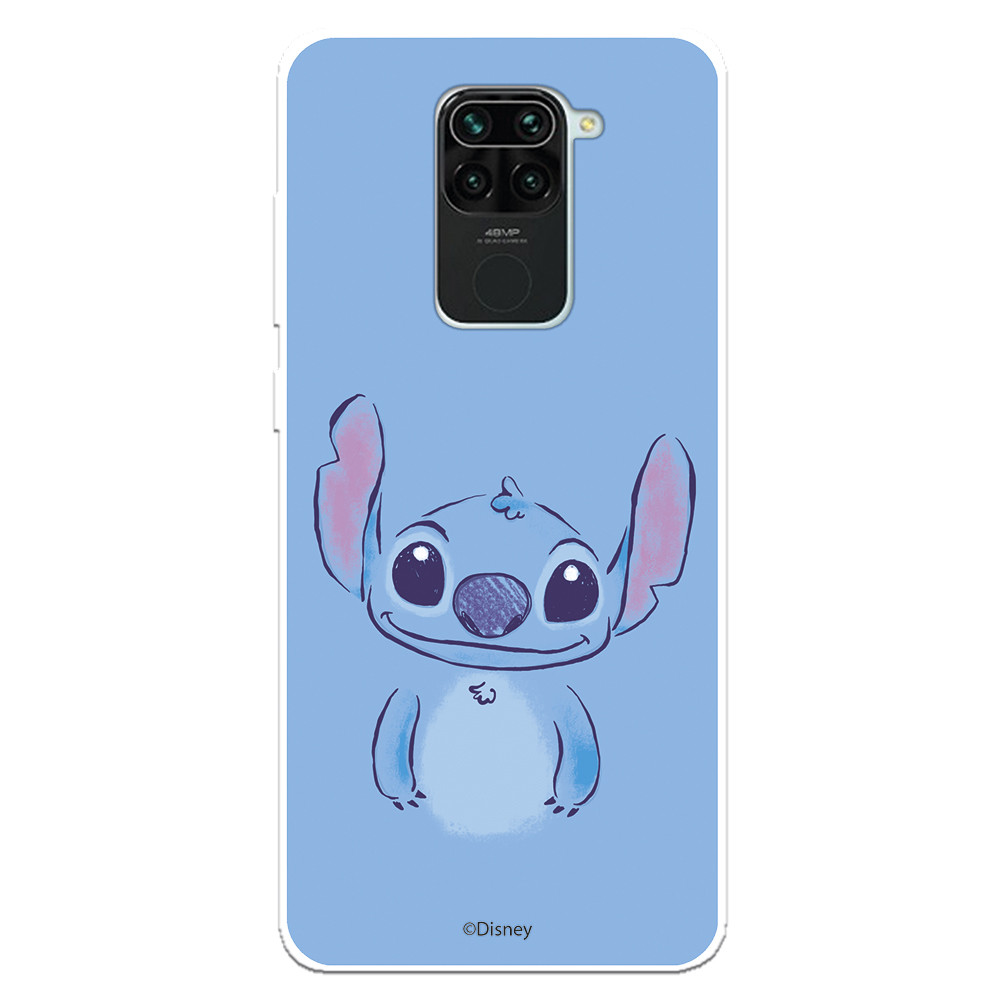 Funda para Xiaomi Redmi Note 9 Oficial de Disney Stitch Azul - Lilo & Stitch