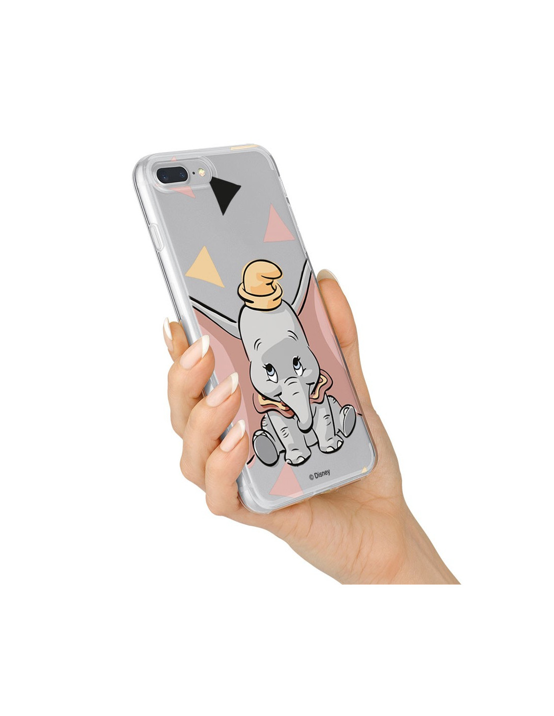 Funda para Xiaomi Redmi Note 11S 5G Oficial de Disney Dumbo Silueta  Transparente - Dumbo