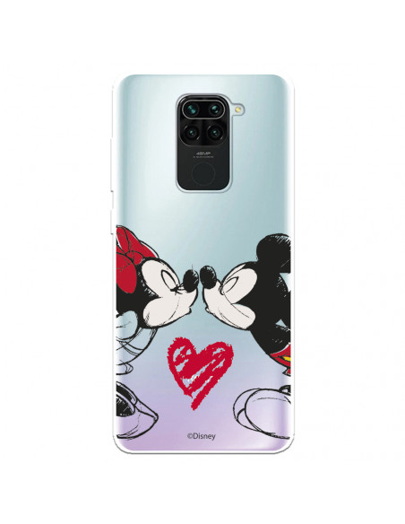 Funda para Xiaomi Redmi Note 12 Pro 5G Oficial de Disney Mickey y Minnie  Beso - Clásicos Disney