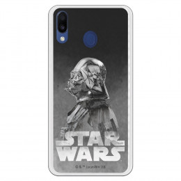 Carcasa Oficial Star Wars Darth Vader negro para Samsung Galaxy M20 - La Casa de las Carcasas