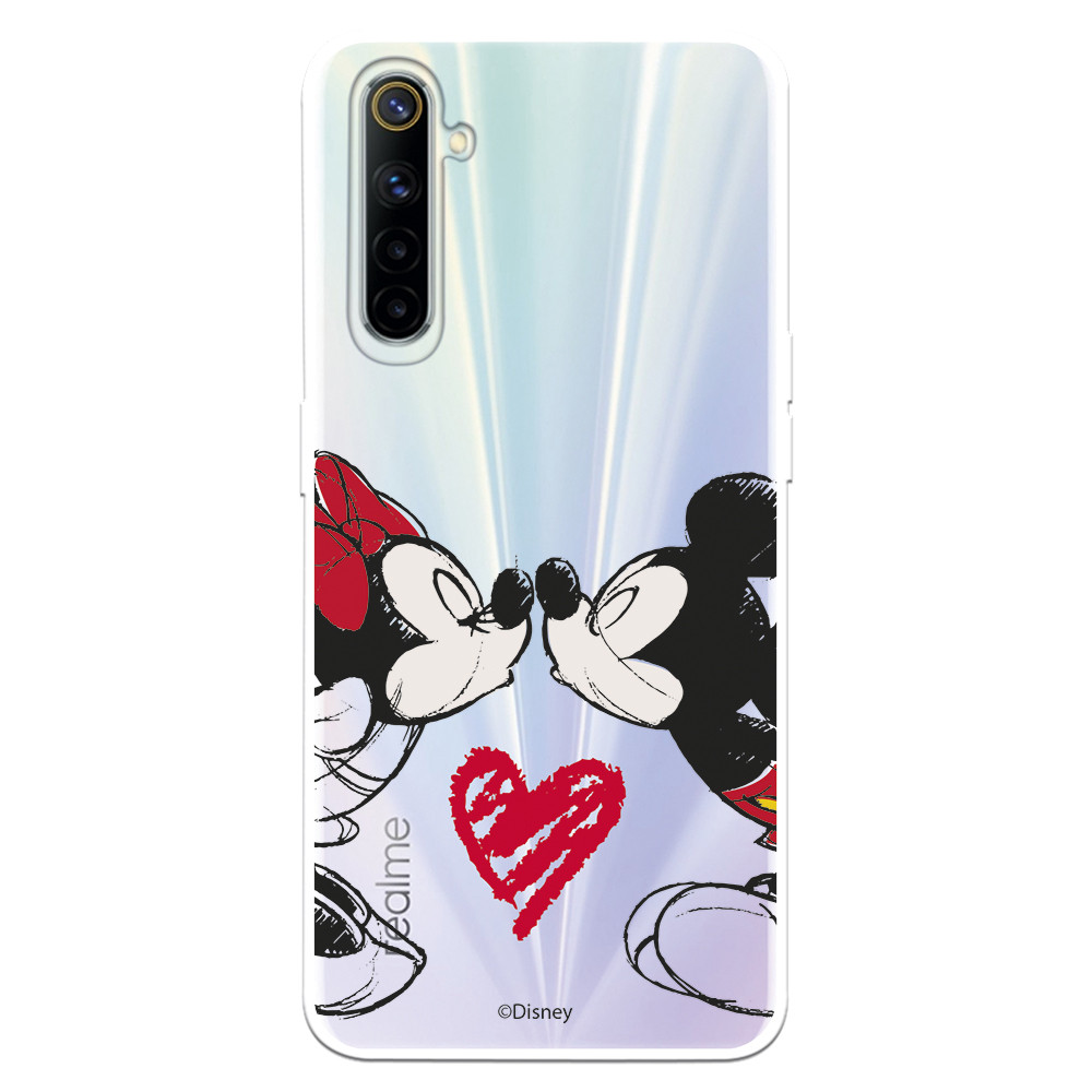 Disney Funda Oppo Find X3 Pro Mickey Y Minnie Beso Clásicos Transparente