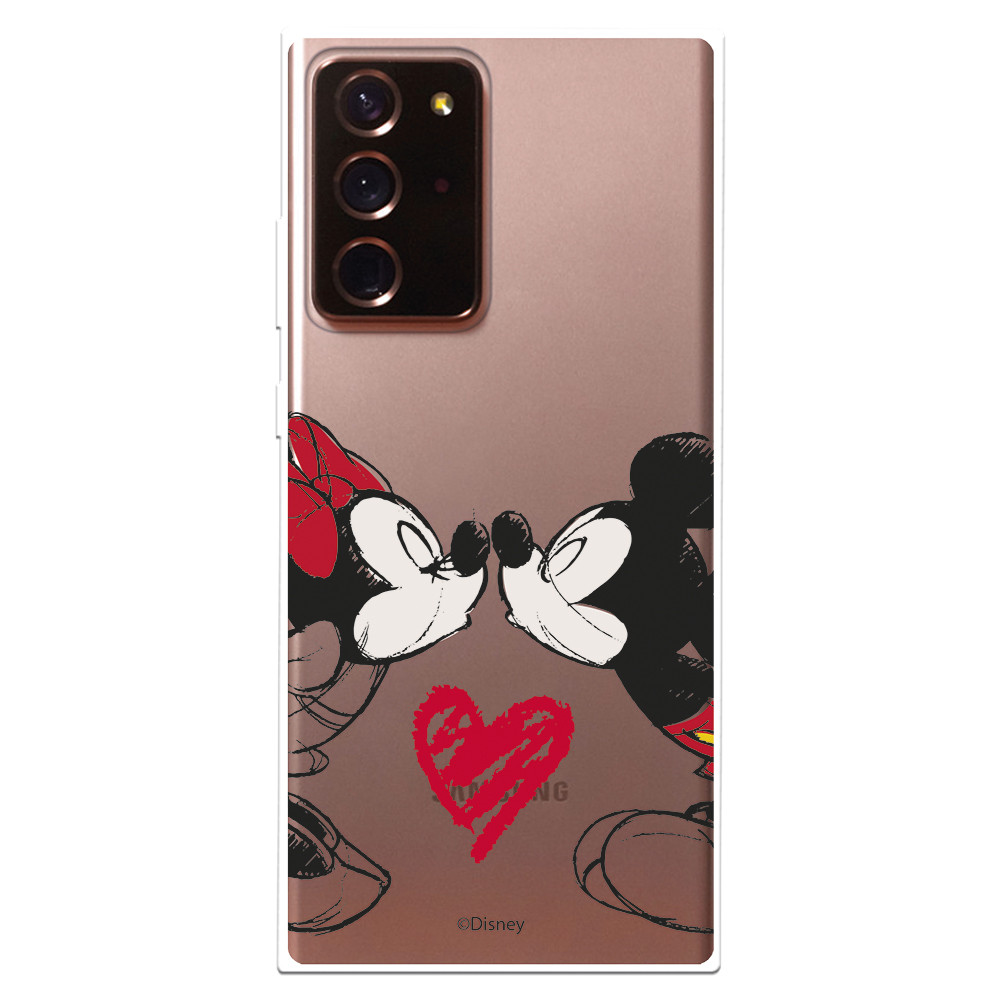 Funda para Xiaomi Mi 11 Lite Oficial de Disney Mickey y Minnie Beso -  Clásicos Disney