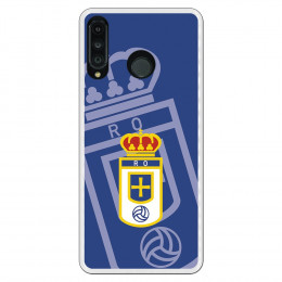 Carcasa Oficial  Real Oviedo Escudo RO para Huawei P30 Lite- La Casa de las Carcasas