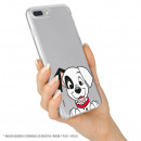Funda para Xiaomi Redmi 9A Oficial de Disney Cachorro Sonrisa - 101 Dálmatas