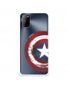 Funda para Oppo A52 Oficial de Marvel Capitán América Escudo Transparente - Marvel