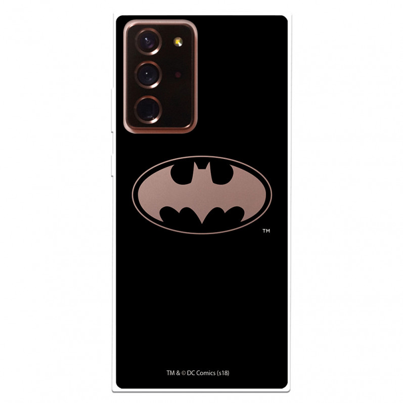 Funda para Samsung Galaxy Note 20 Plus Oficial de DC Comics Batman Logo Transparente - DC Comics