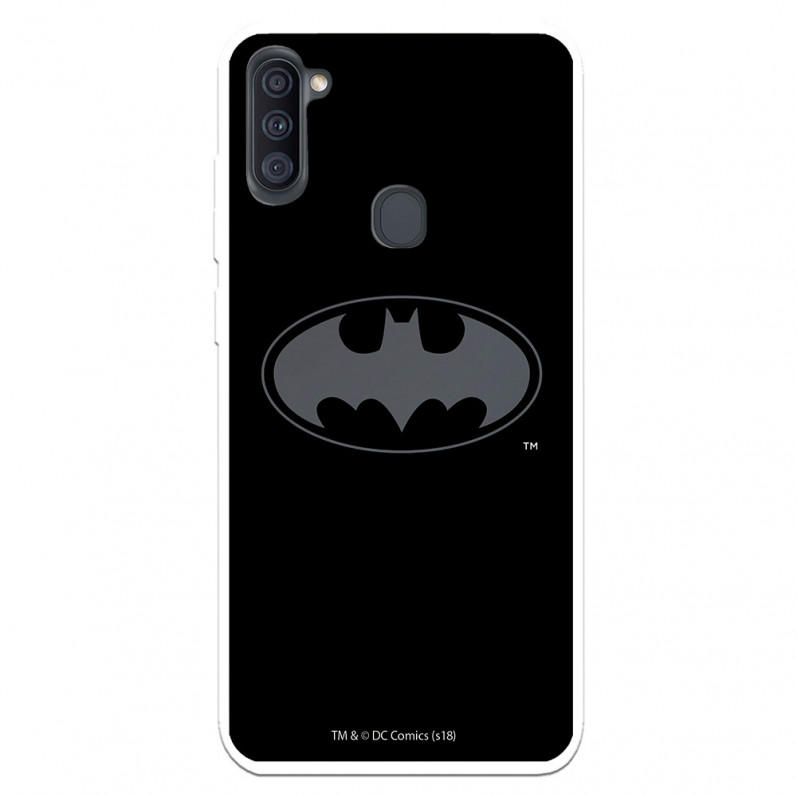 Funda para Samsung Galaxy A11 Oficial de DC Comics Batman Logo Transparente - DC Comics