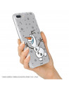 Funda para Samsung Galaxy A11 Oficial de Disney Olaf Transparente - Frozen