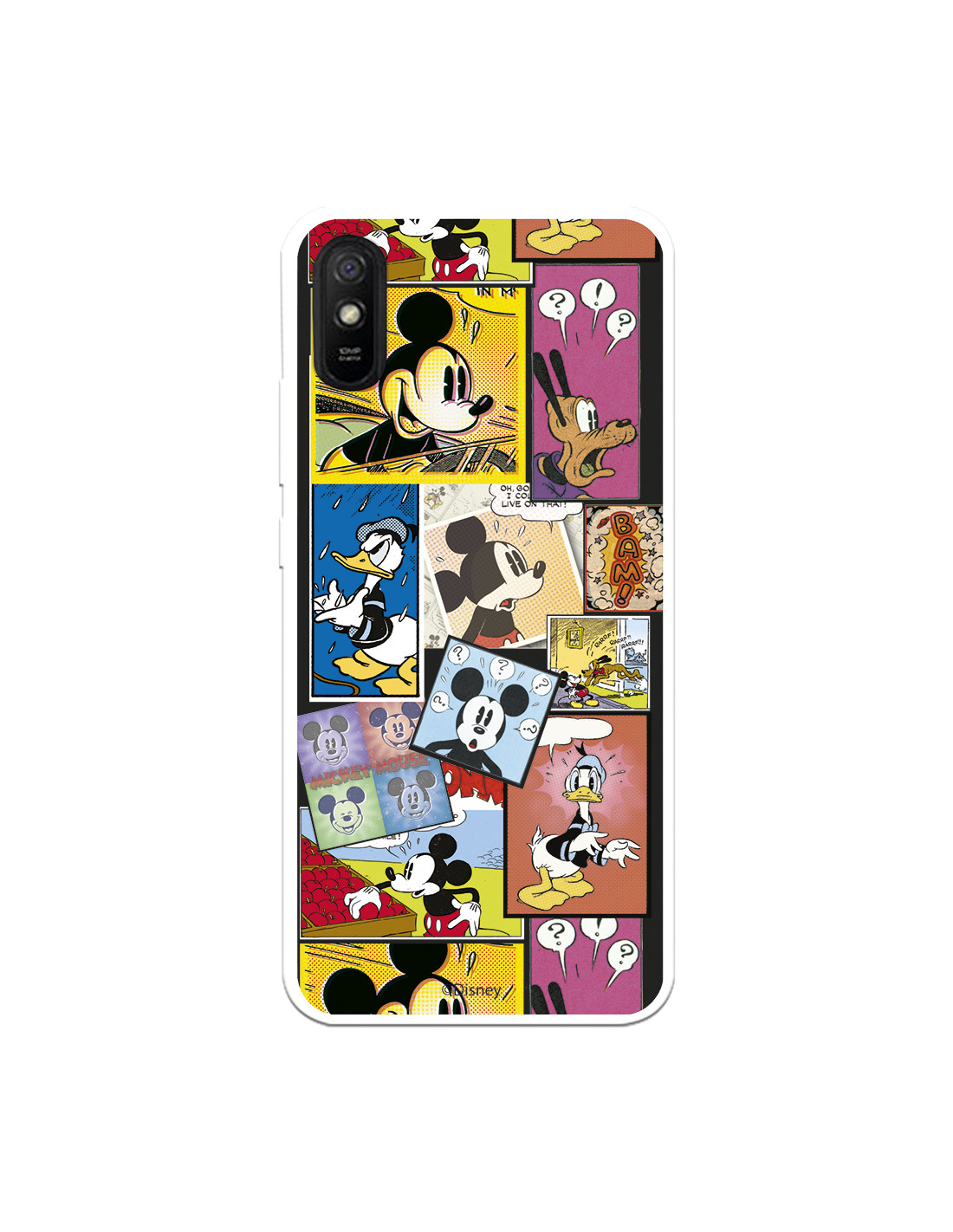 Funda para Xiaomi Redmi 9AT Oficial de Disney Mickey Comic - Clásicos Disney