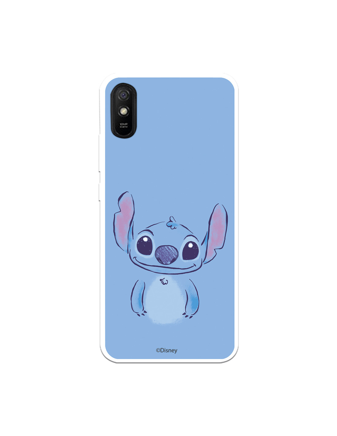 Funda para Xiaomi Redmi 9AT Oficial de Disney Stitch Azul - Lilo