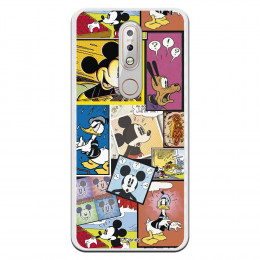 Carcasa Oficial Disney Mickey Comic para Nokia 7.1- La Casa de las Carcasas