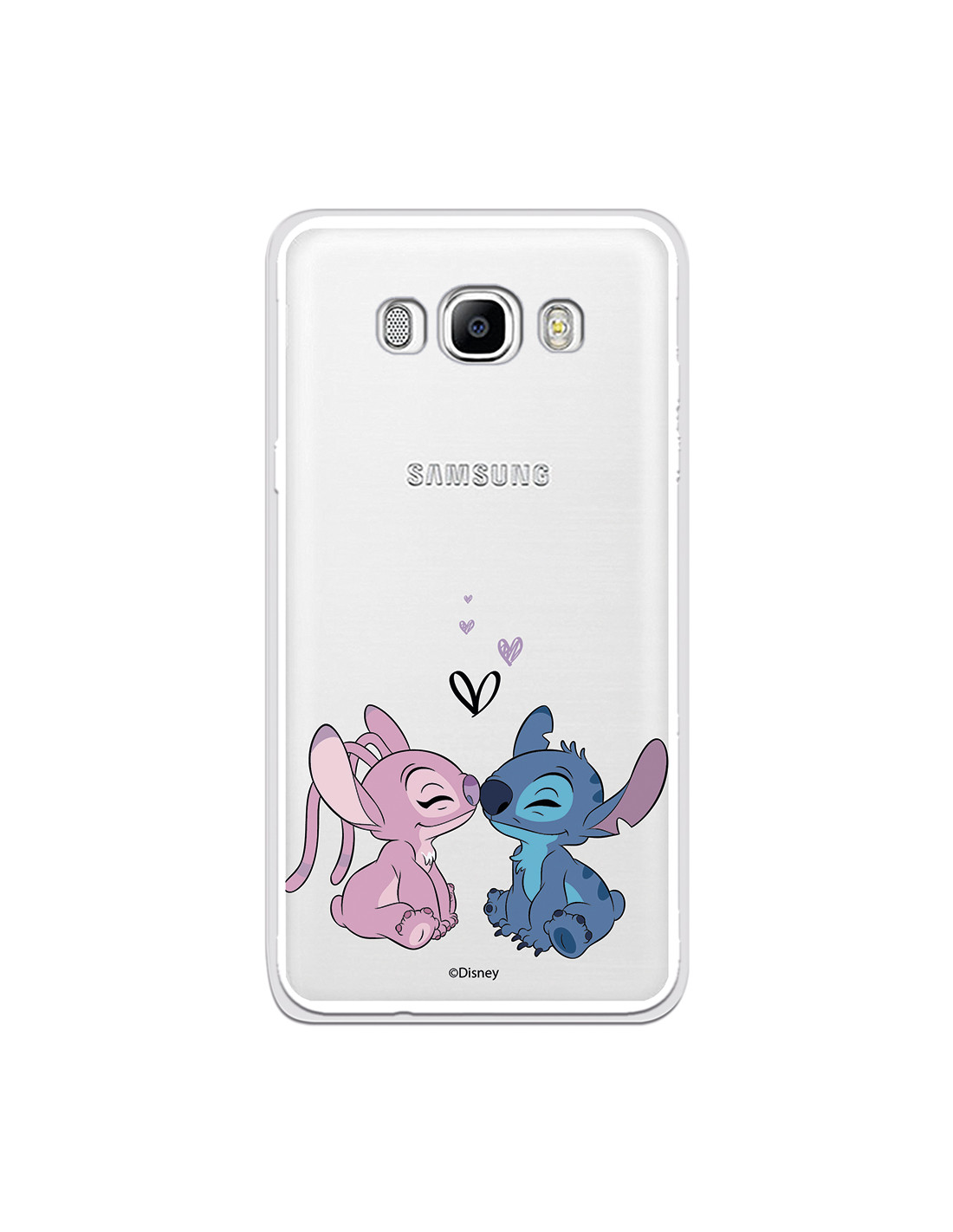 Mutuo chisme Buzo Funda para Samsung Galaxy J7 2016 Oficial de Disney Angel & Stitch Beso -  Lilo & Stitch