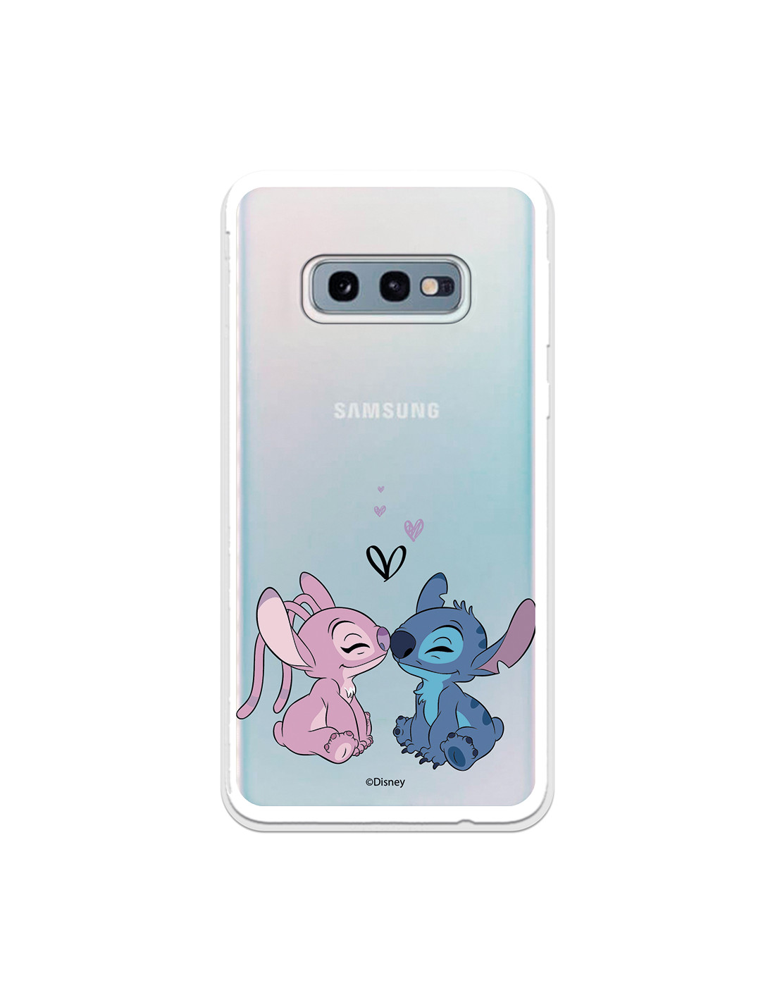 Funda para Samsung Galaxy S10e Oficial de Disney Angel & Stitch
