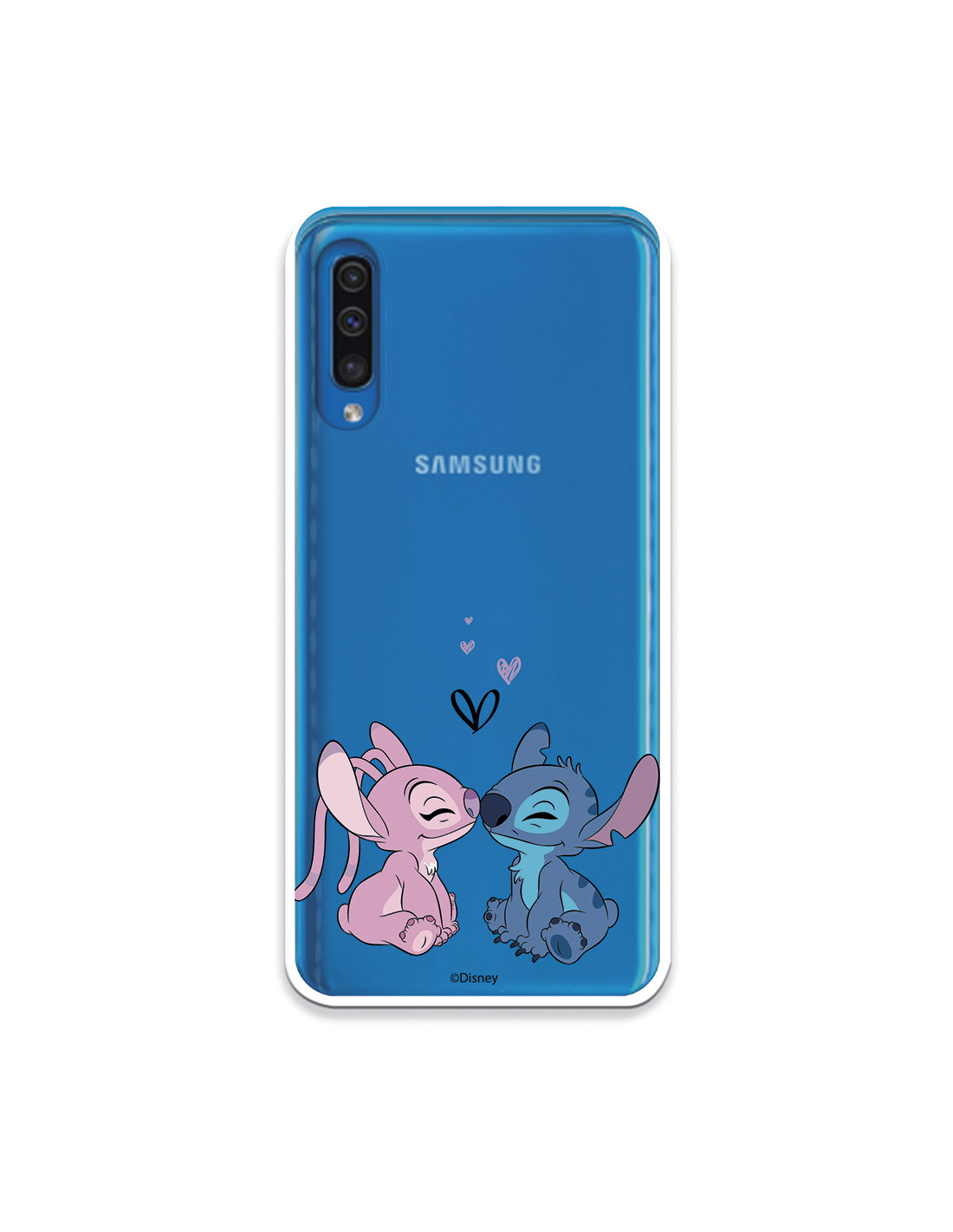 Funda para Samsung Galaxy A50 Oficial Disney Angel & Stitch - & Stitch