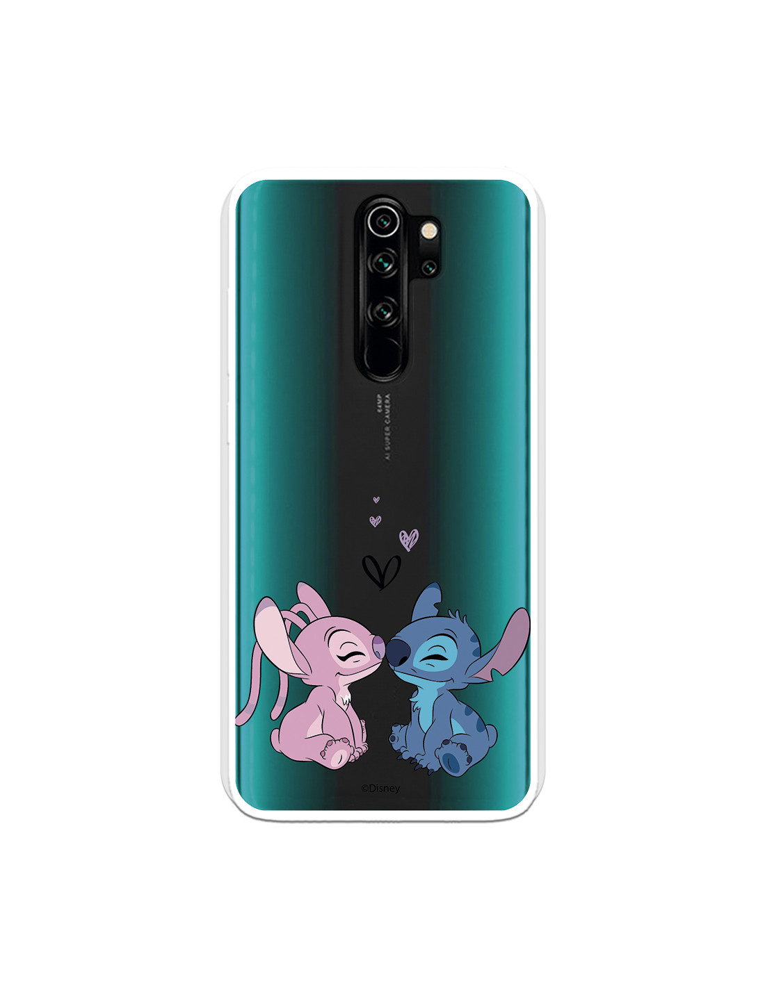 Funda para Xiaomi Redmi Note 9 Pro Oficial de Disney Stitch Azul - Lilo &  Stitch