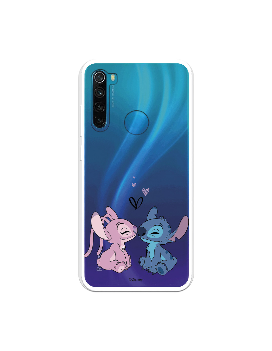 Funda para Xiaomi Redmi Note 9 Pro Oficial de Disney Stitch Azul - Lilo &  Stitch