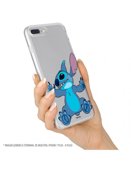 Funda para iPhone 8 Plus Oficial de Disney Stitch Trepando - Lilo