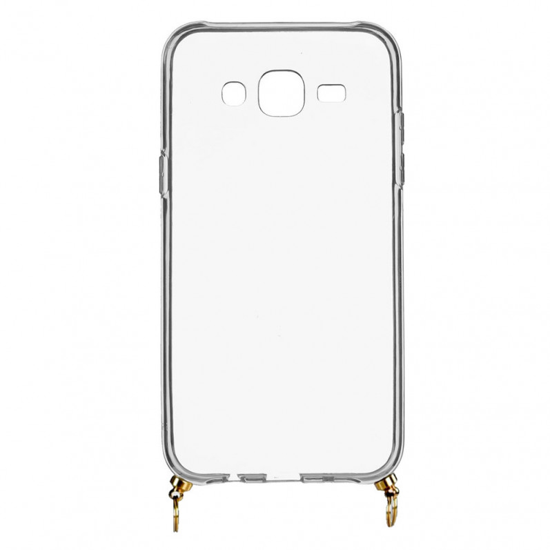 Funda Silicona Colgante Transparente para Samsung Galaxy J5- La Casa de las Carcasas