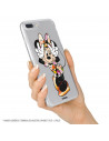 Funda para Xiaomi Redmi 9C Oficial de Disney Minnie Posando - Clásicos Disney