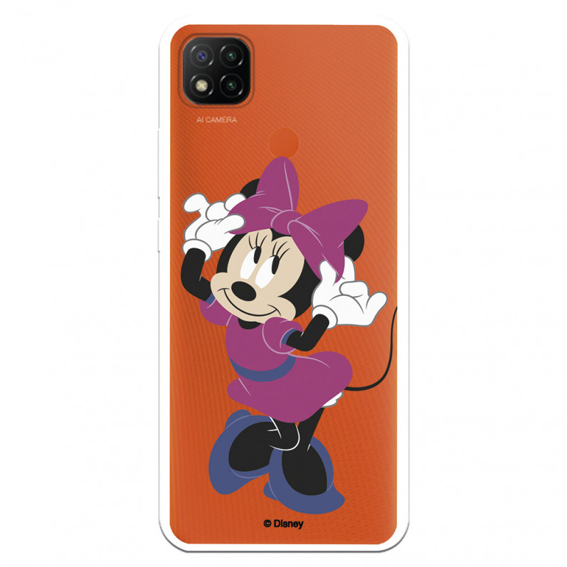Funda para Xiaomi Redmi 9C Oficial de Disney Minnie Rosa - Clásicos Disney