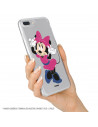 Funda para Xiaomi Redmi 9C Oficial de Disney Minnie Rosa - Clásicos Disney