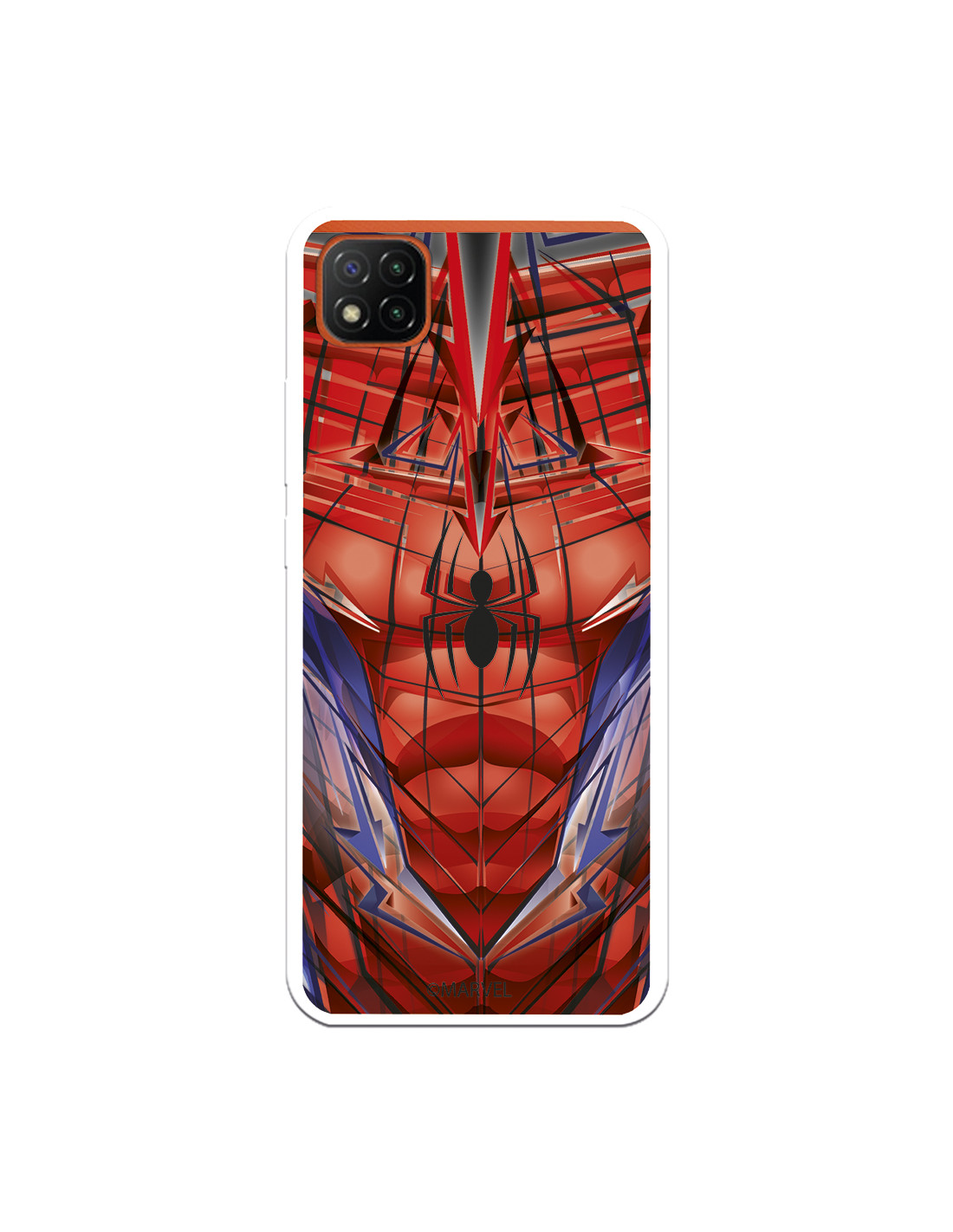 Funda para Xiaomi Redmi 9C Oficial de Marvel Spiderman Torso - Marvel