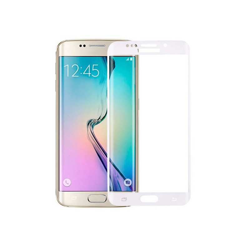 Cristal Templado Completo Blanco Samsung Galaxy S Edge