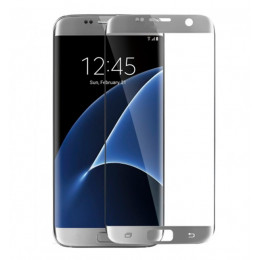 Cristal Templado Completo Plata Samsung Galaxy S Edge