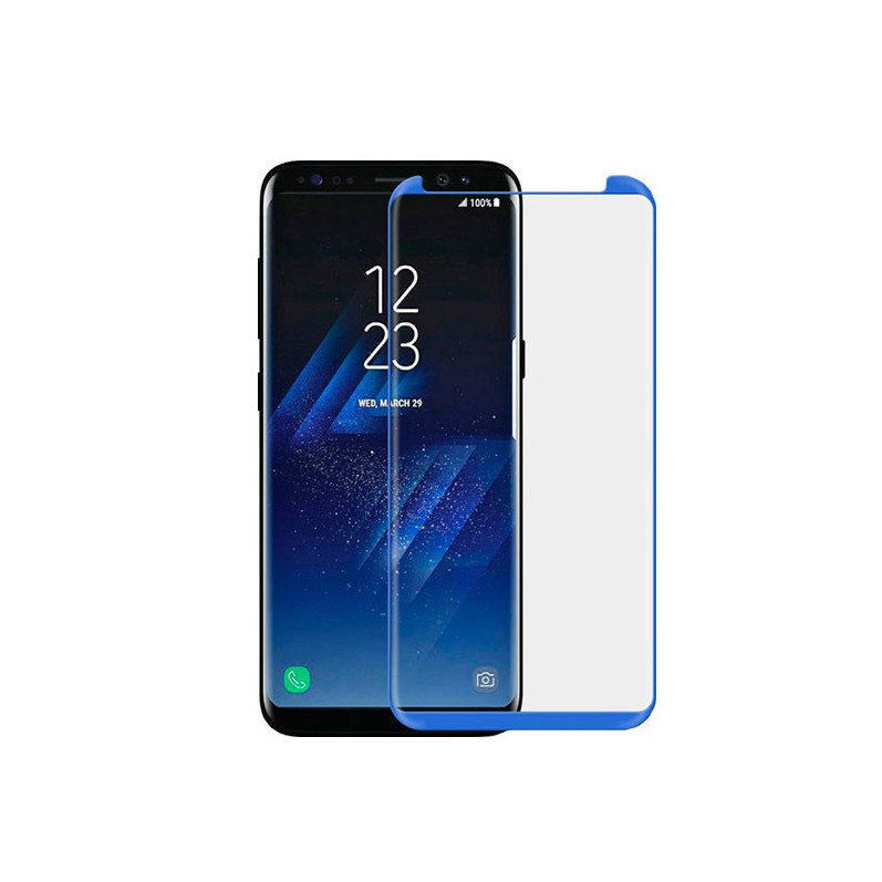 Cristal Templado Completo Azul Samsung Galaxy S