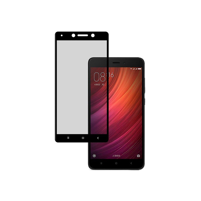 Cristal Templado Completo Negro Xiaomi Redmi Note X