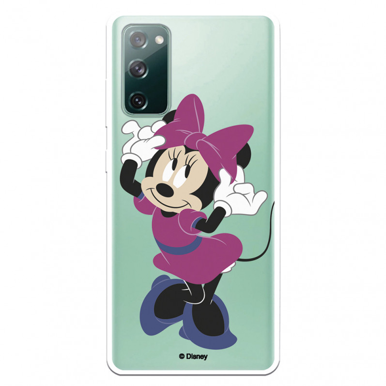 Funda para Samsung Galaxy S20 FE Oficial de Disney Minnie Rosa - Clásicos Disney