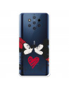 Funda para Nokia 9 Oficial de Disney Mickey y Minnie Beso - Clásicos Disney