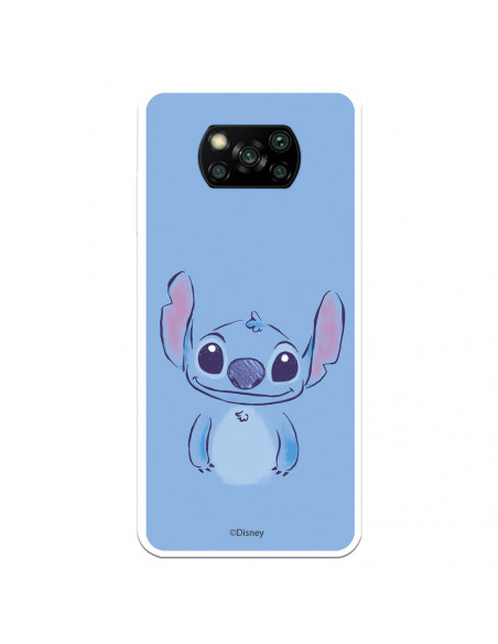 Funda para Oppo A53s Oficial de Disney Stitch Azul - Lilo & Stitch