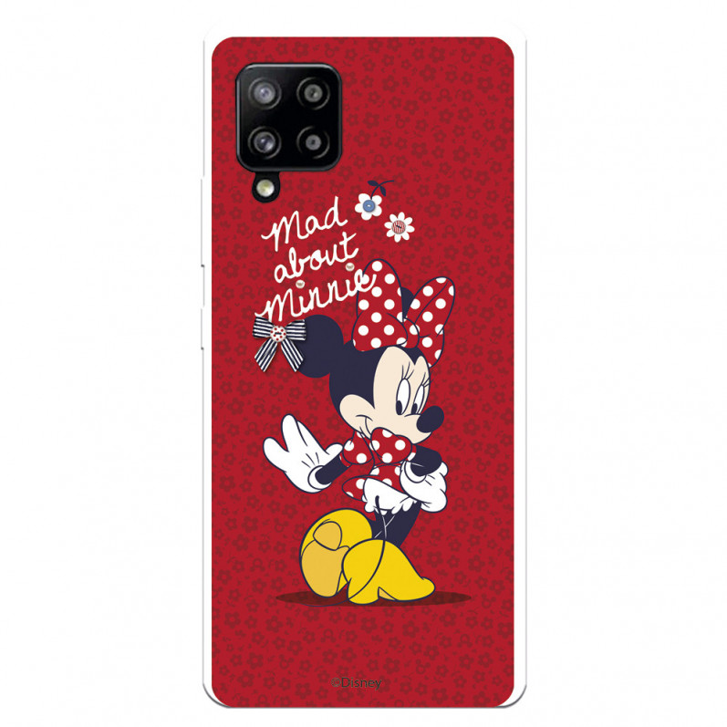 Funda para Samsung Galaxy A42 5G Oficial de Disney Minnie Mad About - Clásicos Disney