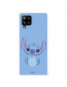 Funda para Samsung Galaxy A42 5G Oficial de Disney Stitch Azul - Lilo & Stitch