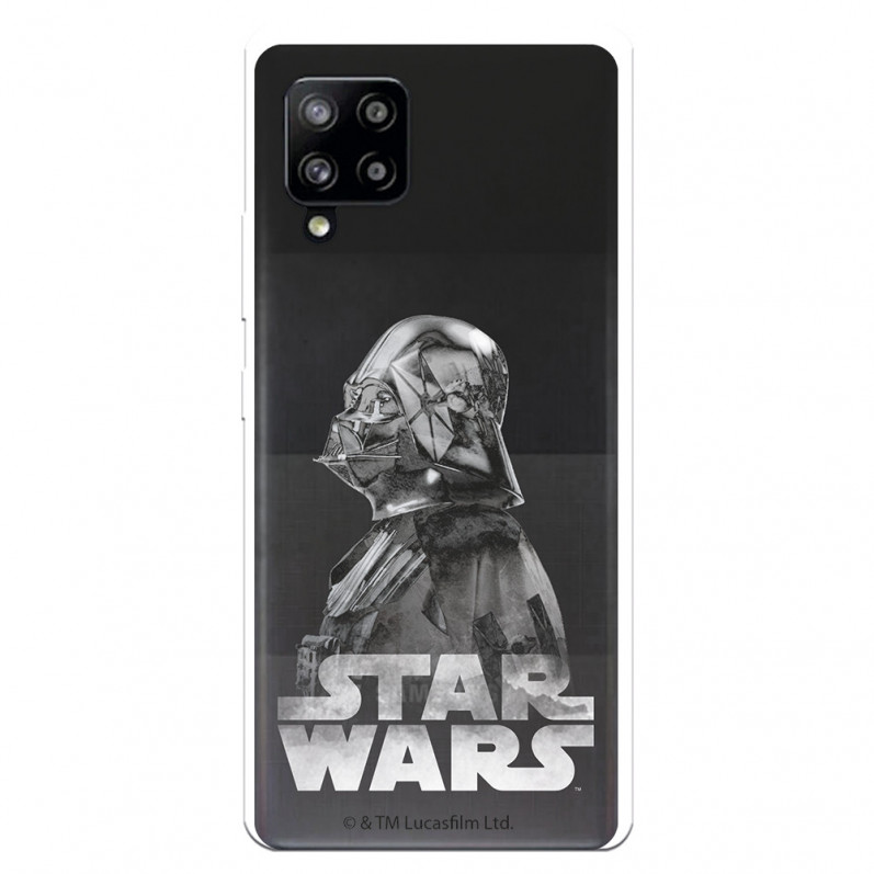 Funda para Samsung Galaxy A42 5G Oficial de Star Wars Darth Vader Fondo negro - Star Wars