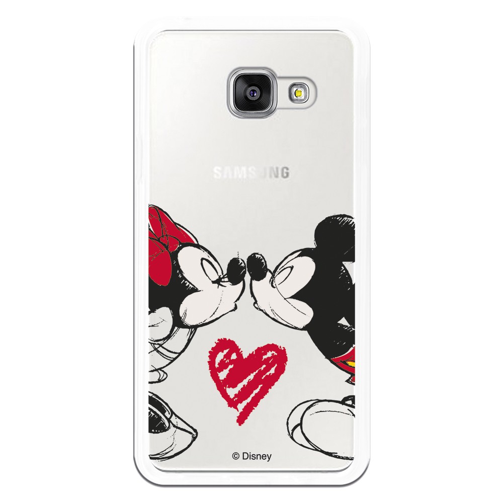 Oficial Mickey Y Minnie Beso para Samsung A3 2016