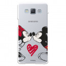 Carcasa Oficial Mikey Y Minnie Beso Clear para Samsung Galaxy A5- La Casa de las Carcasas